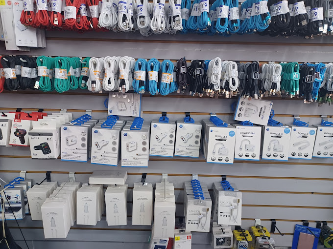 A display of various types of electrical devices